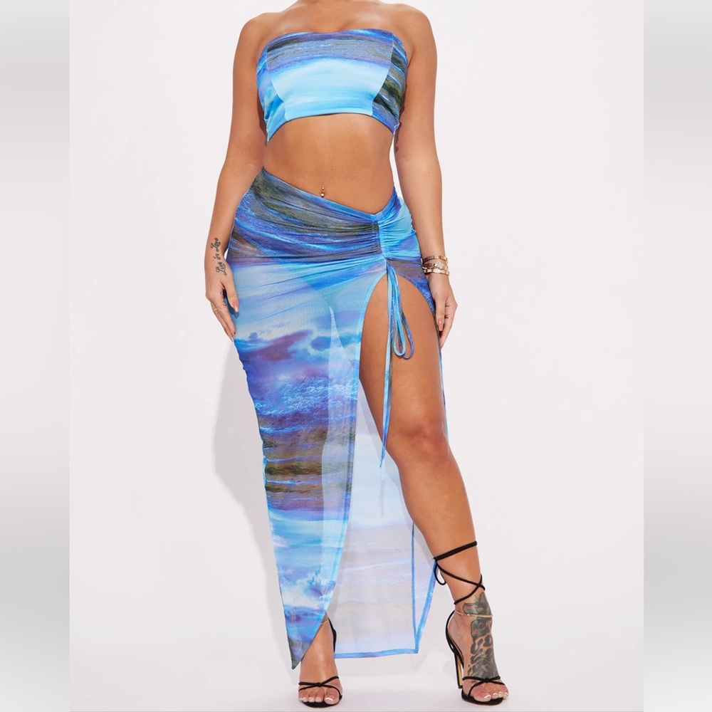 SERENITY MESH SKIRT SET